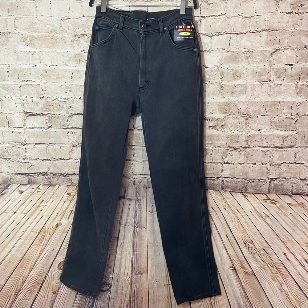 NWT Grit iron work gear dark gray heavy construction pants size 30
